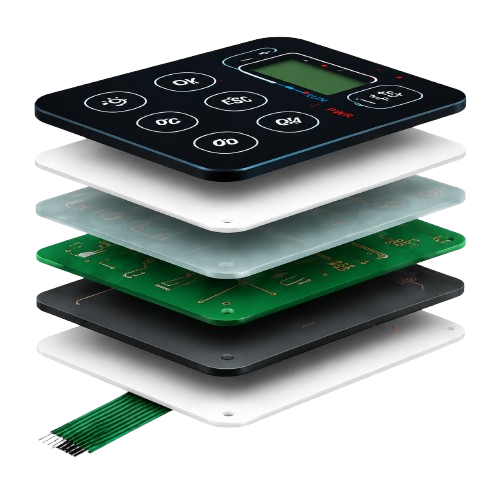 Membrane switch layer construction