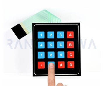 4x4 Universal Matrix Membrane Switch Keypad